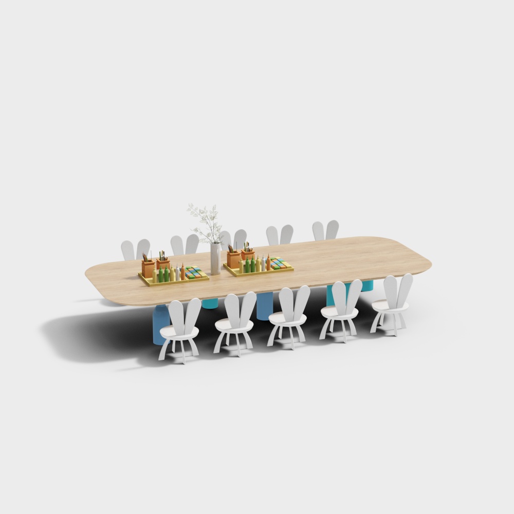 Creative Conference Table 3D model