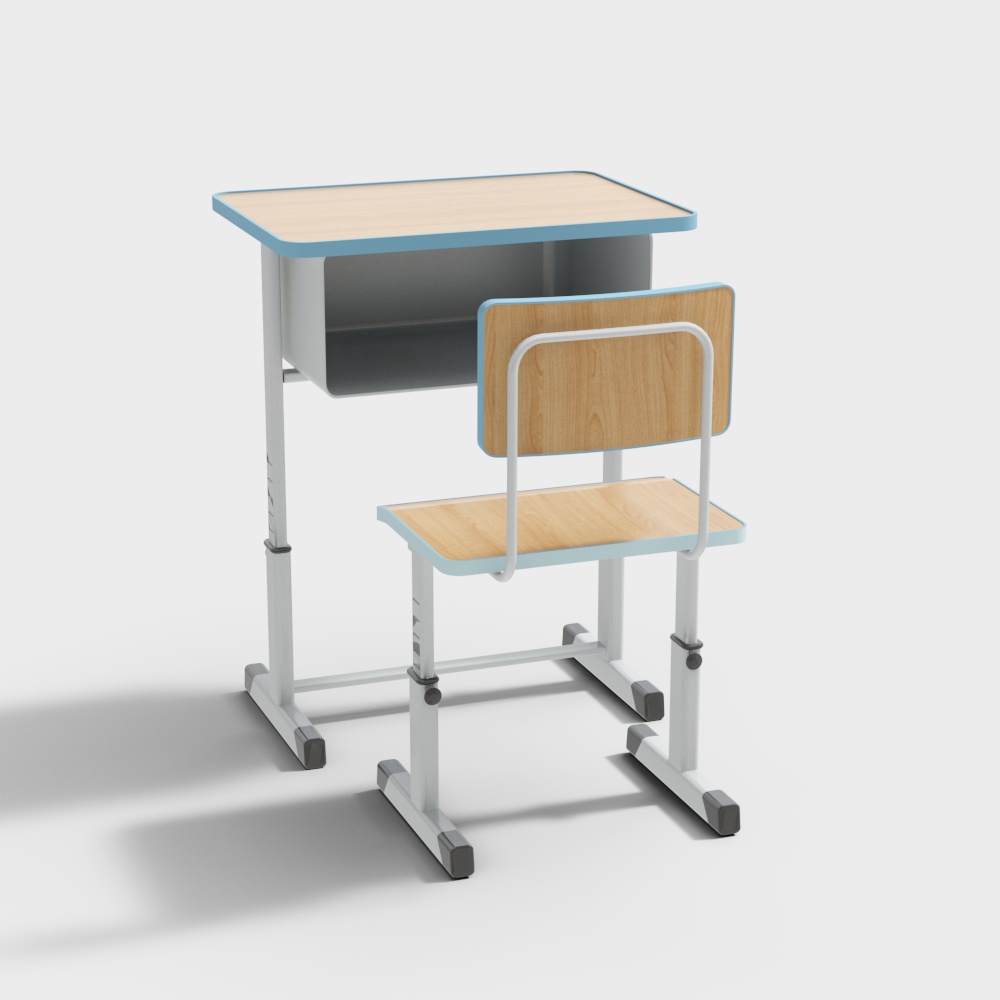Ensemble de bureau et chaise de salle de classe