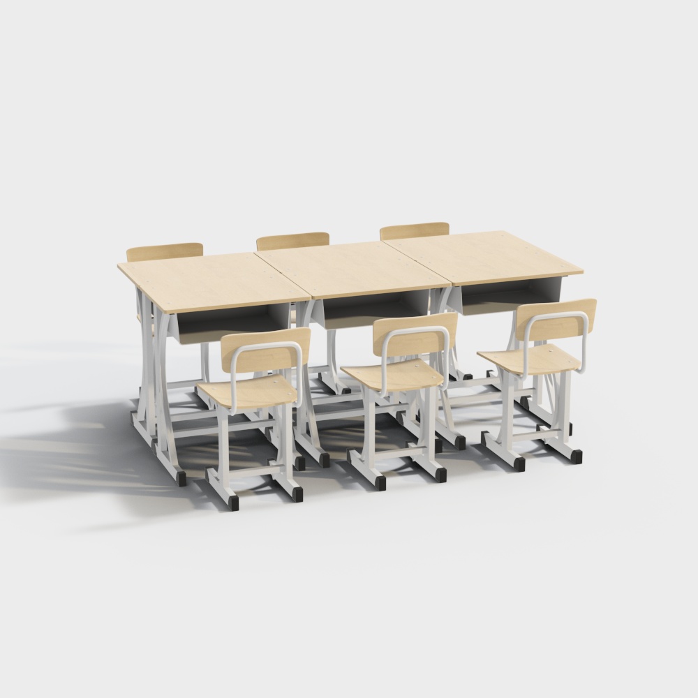 Classroom desk and chair sets