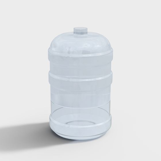 Transparent Bucket 3D model for Modern Design