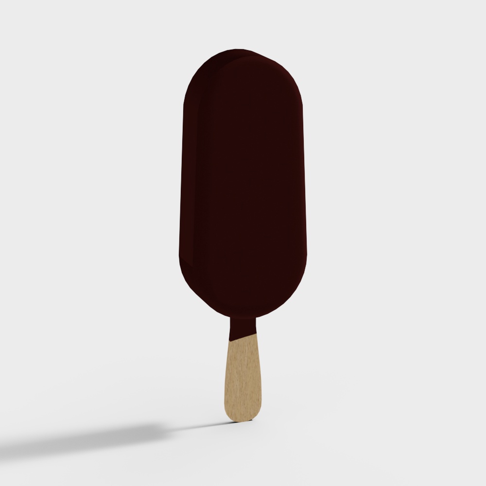 Delicious Chocolate Bar Ice Cream 3D Model