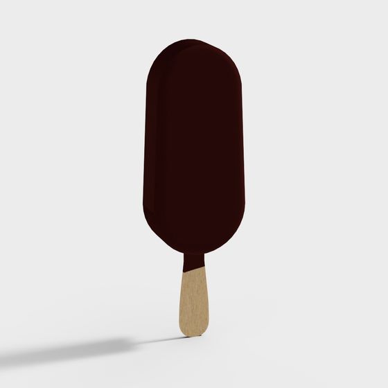 Delicious Chocolate Bar Ice Cream 3D Model