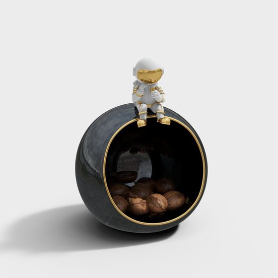 Futuristic Space Capsule Explorer 3D model