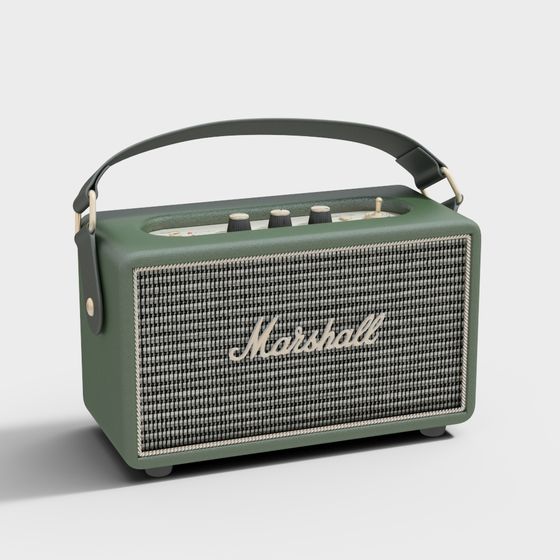 Vintage Modern Marshall Stereo Speaker 3D model