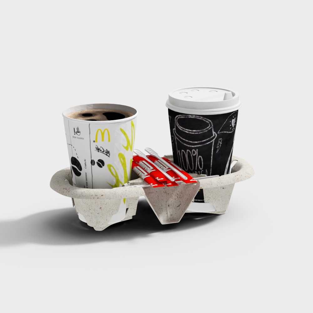 Coffee Break 3D model