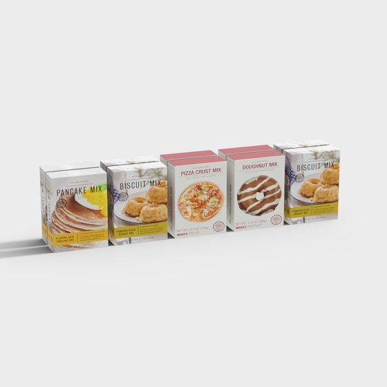 Low Poly High Detail Baking Set 3D Model