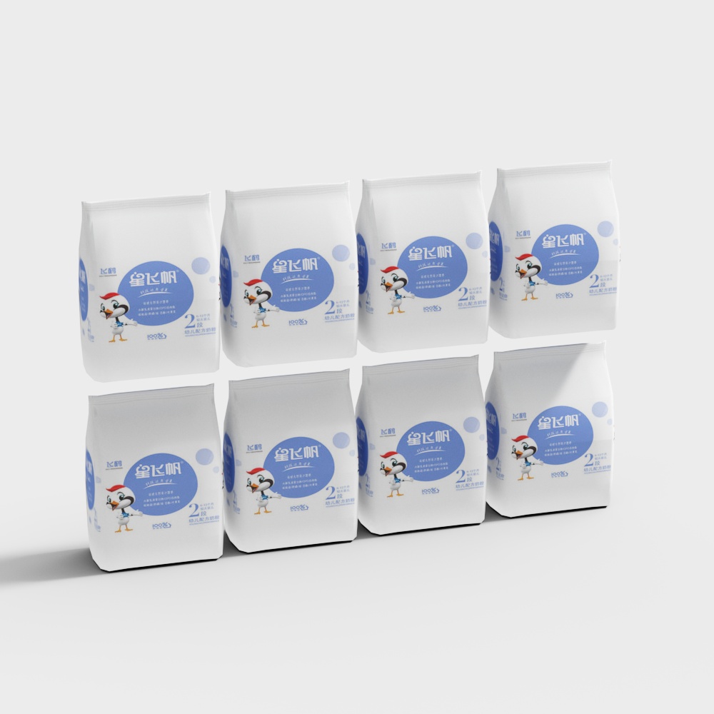 Charming Baby Formula Packaging 3D model