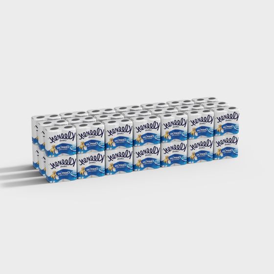 CleanCare Toilet Paper 3D model