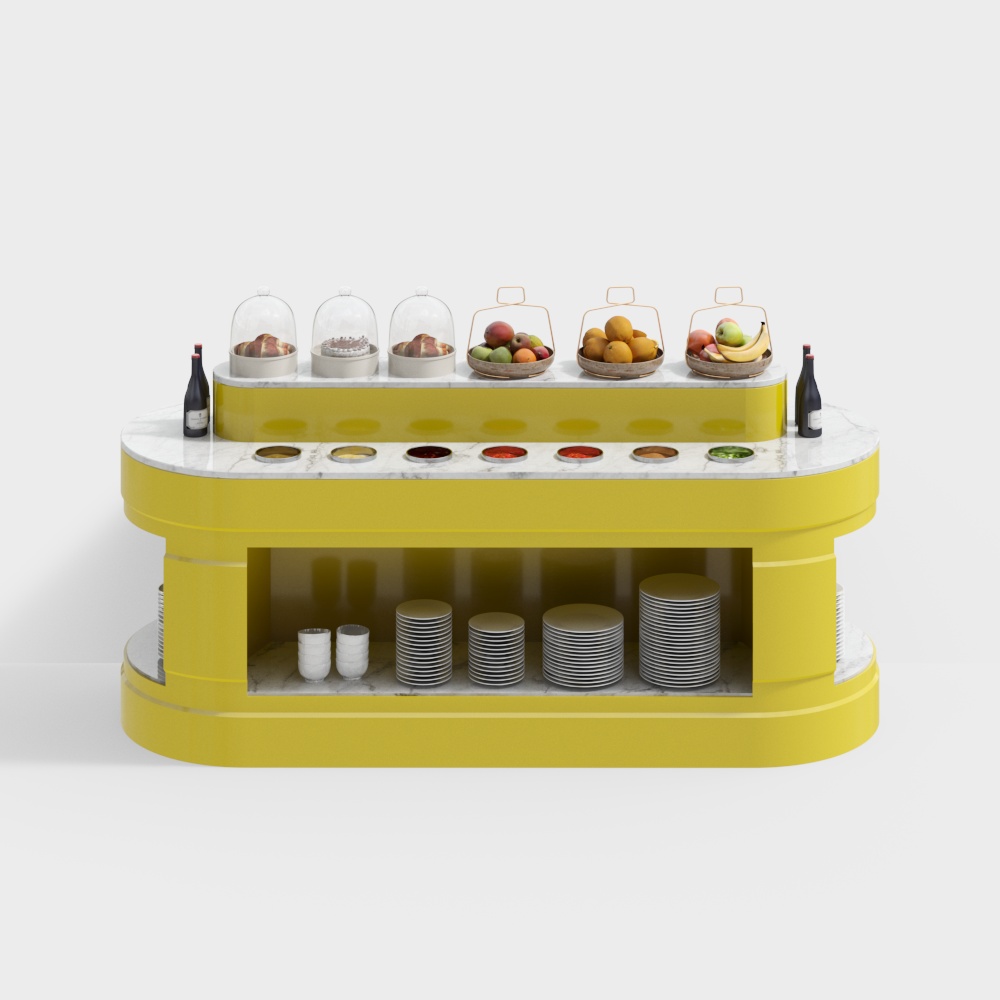 뷔페 양념 스테이션