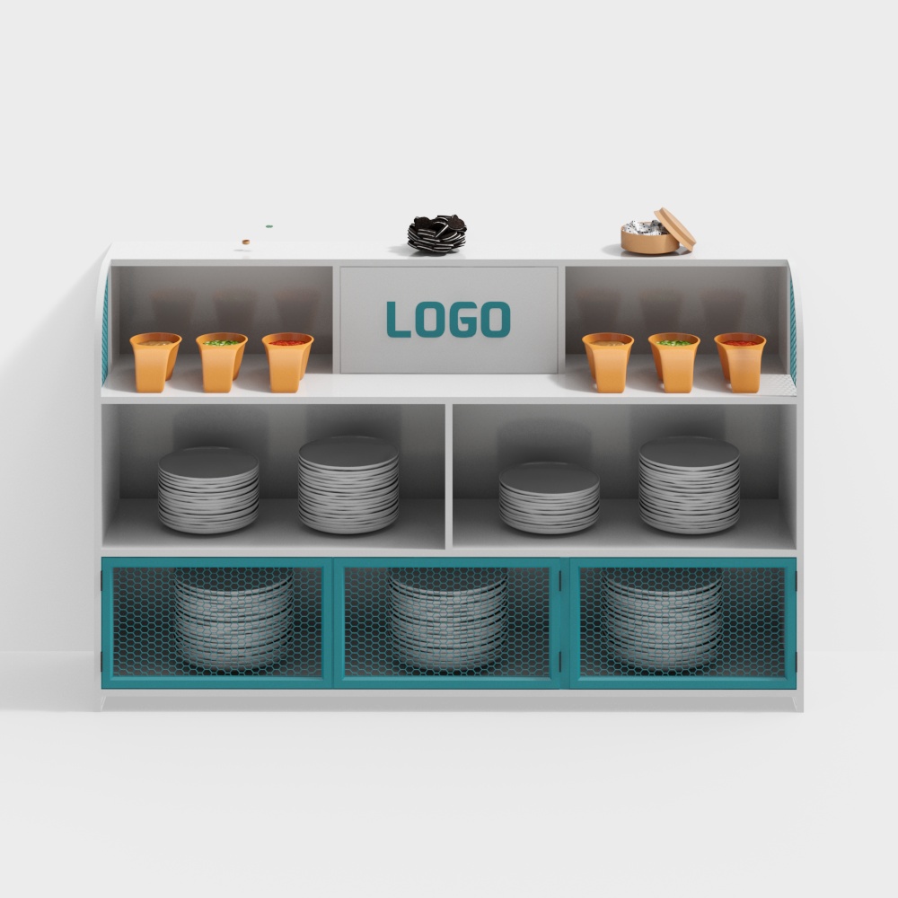 Restaurant cafe service desk