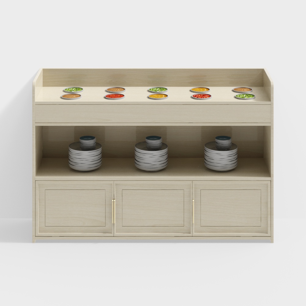 Sushi Bar Display 3D model
