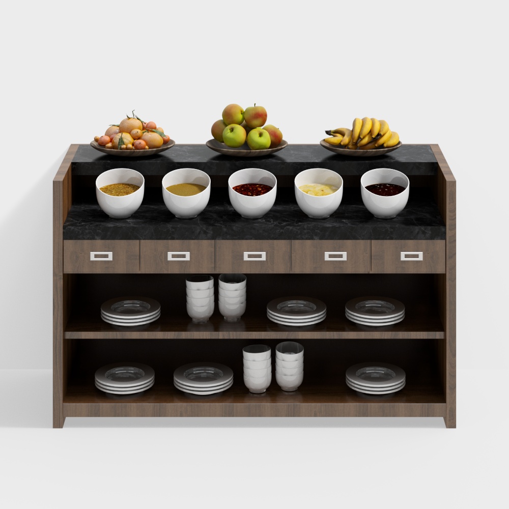 Hot pot restaurant self-service condiment station