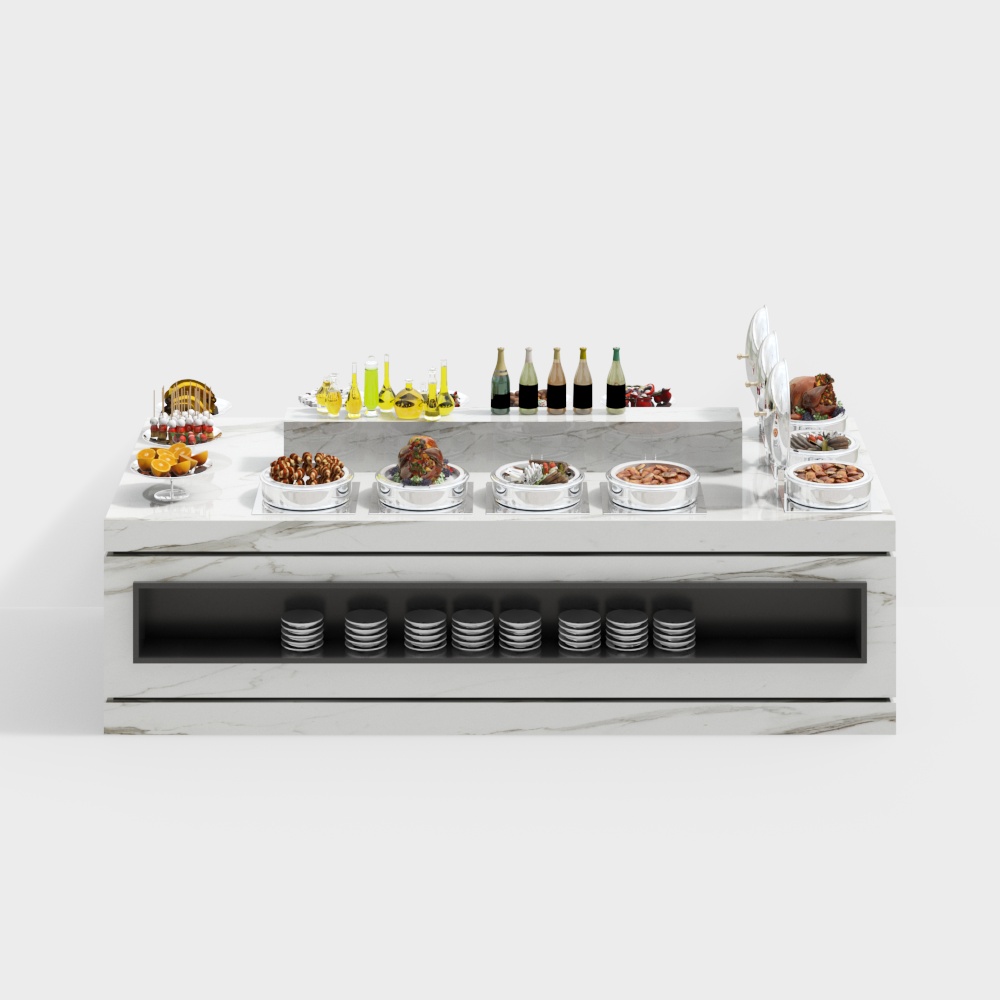 Restaurant modern spice cabinet