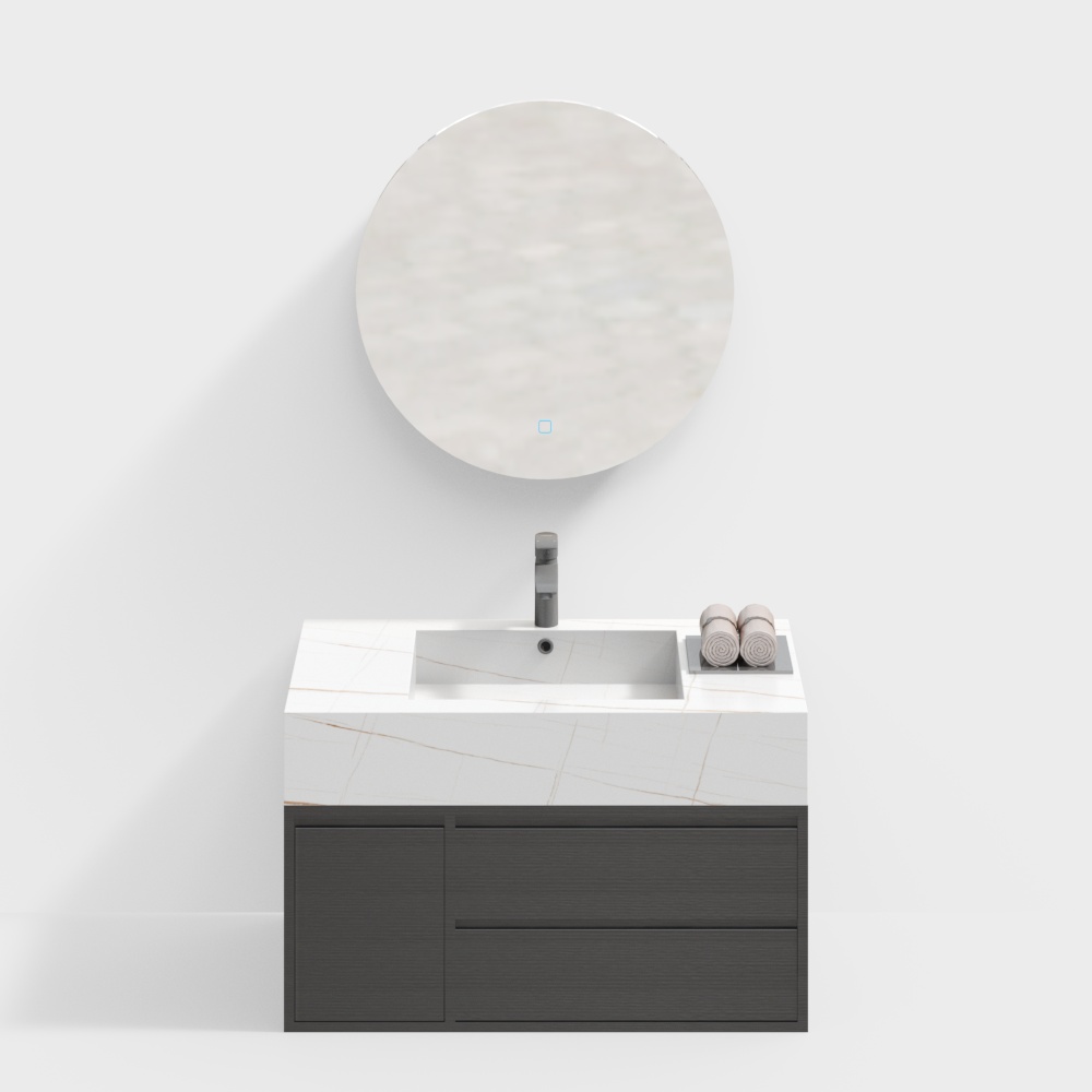 ตู้ทำงานในห้องน้ำรวมในโรงแรม