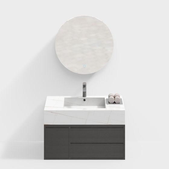 Cuarto de baño del gabinete del hotel combinado gabinete del baño