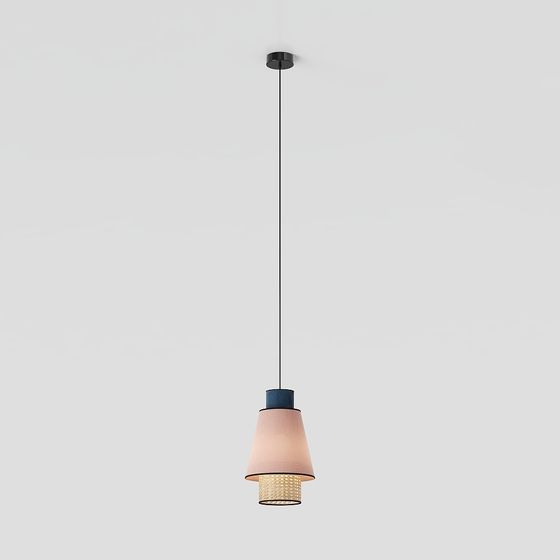 Stylish Low-Polygon Chandelier 3D model