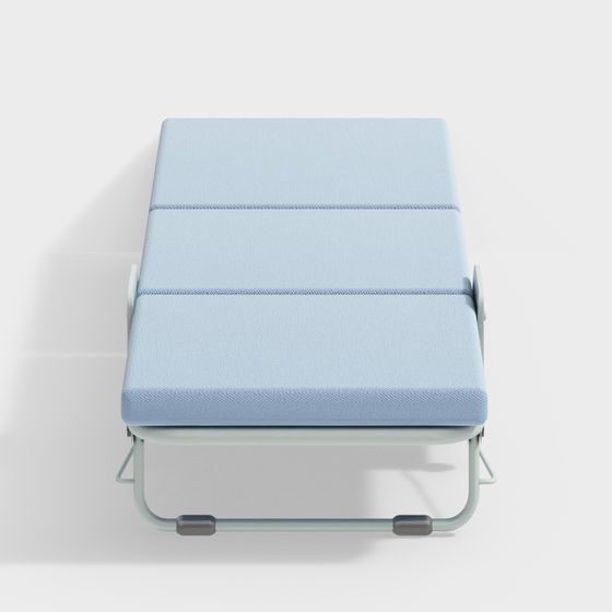 Stylish Foldable Bed 3D model for Contemporary Spaces