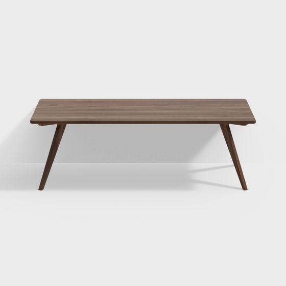 Mid-Century Modern Coffee Table 3D model for Creative Spaces