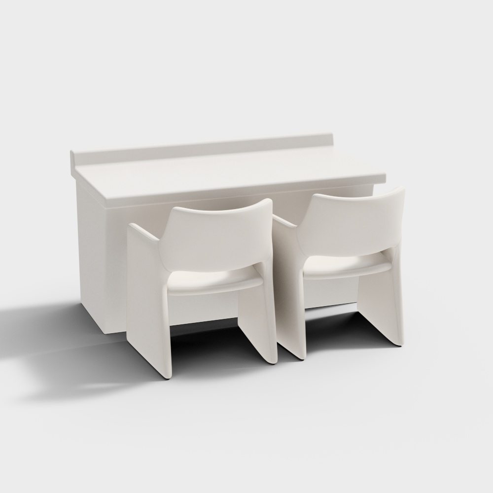 Table and chair combination for two people