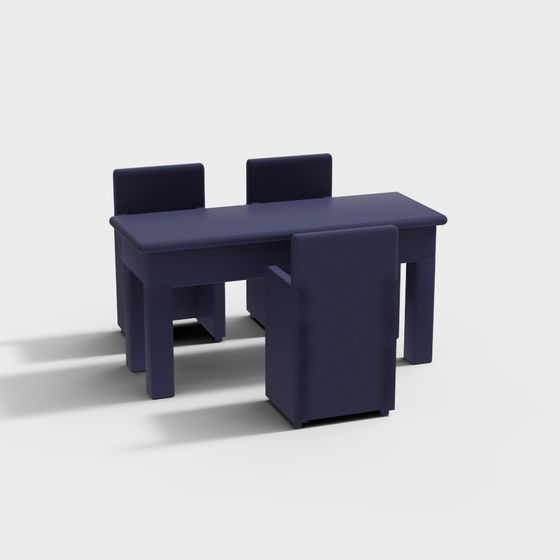 Urban Minimalist Cafe Table 3D model
