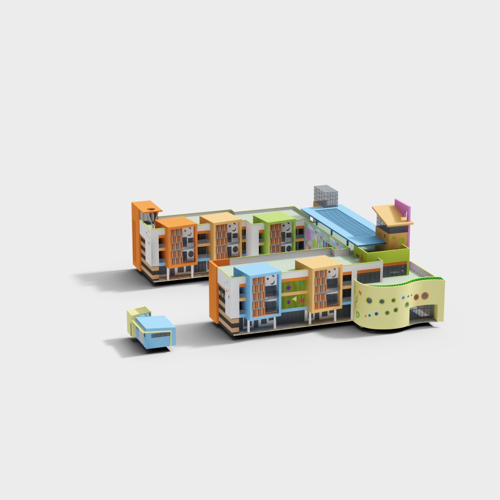 Public space art kindergarten