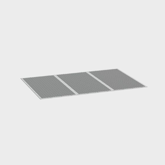 Industrial Metal Mesh Floor 3D model