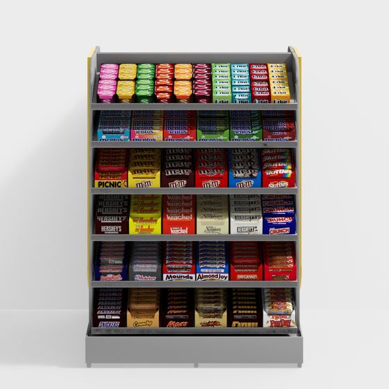 Sweet Shelf 3D model for Candy Paradise