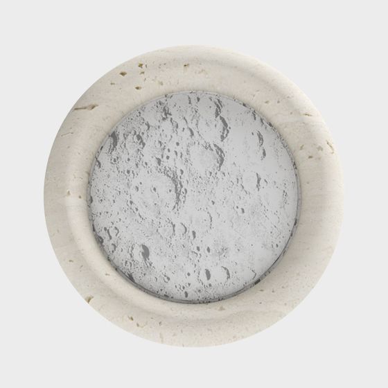 Retro Stone Plate Low Poly 3D model