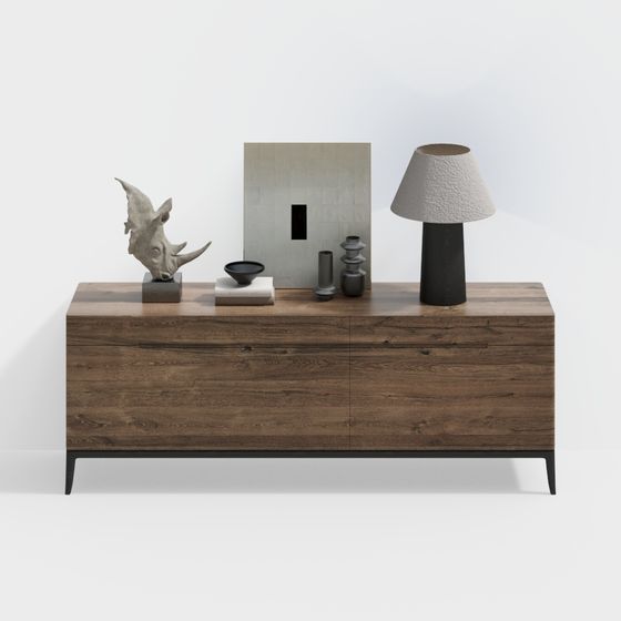 Urban Living Room Cabinet 3D model