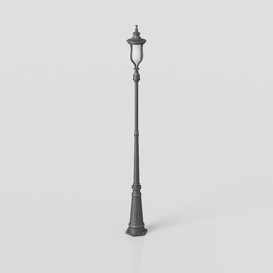 Vintage Street Lamp 3D model