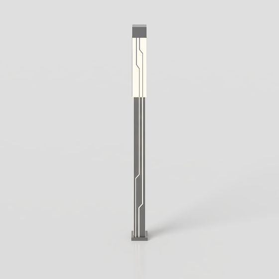 Modern Street Lamp 3D model for Futuristic Cities