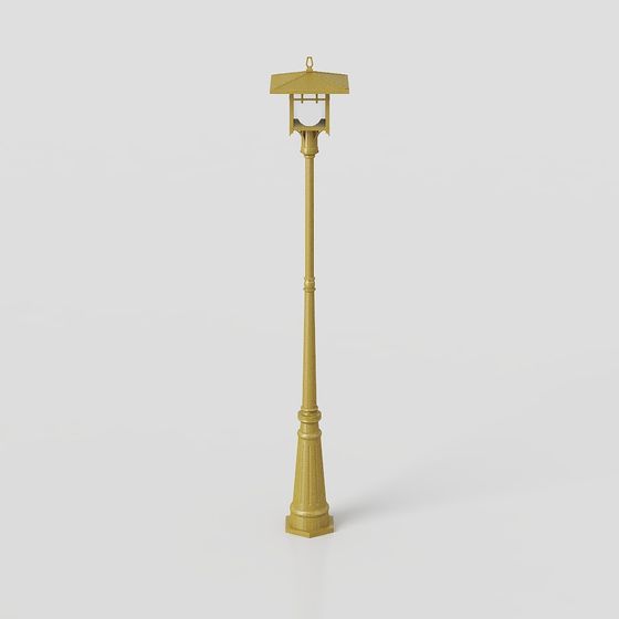 Classic Street Lamp 3D model