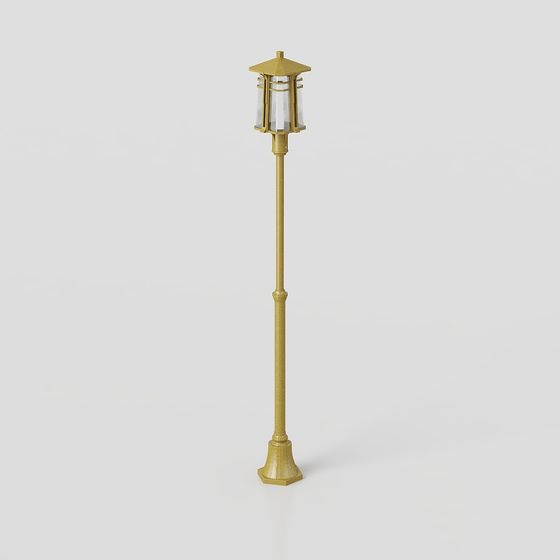 Vintage Street Lamp 3D model