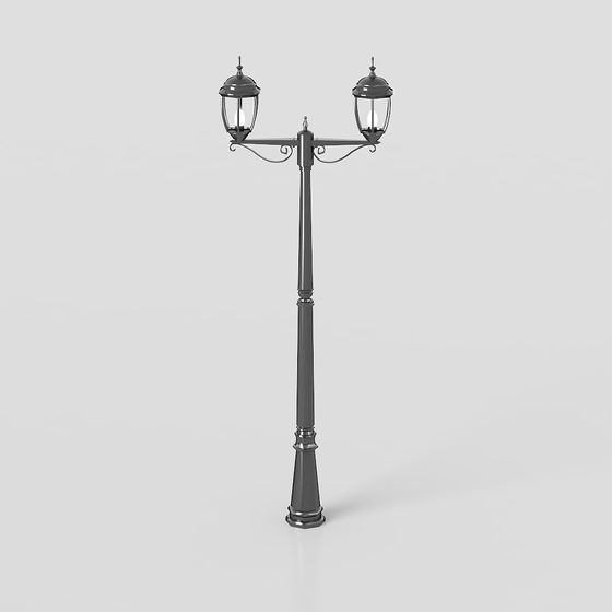 Vintage Street Lamp 3D model
