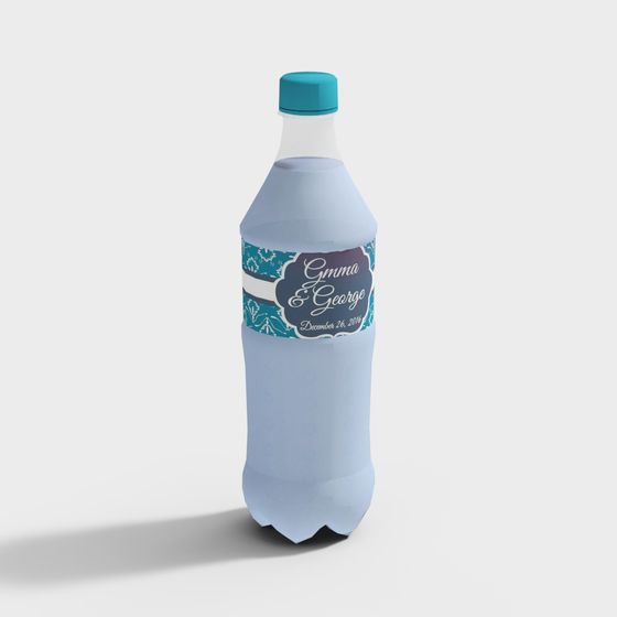 Personalized Water Bottle 3D Model