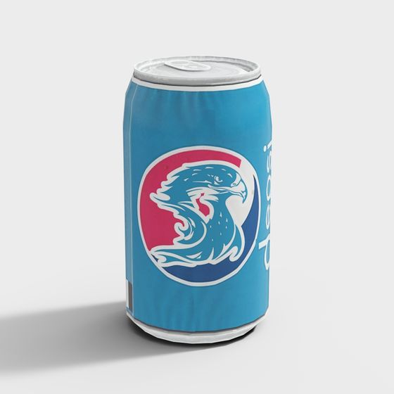 Low Poly Eagle Can 3D model