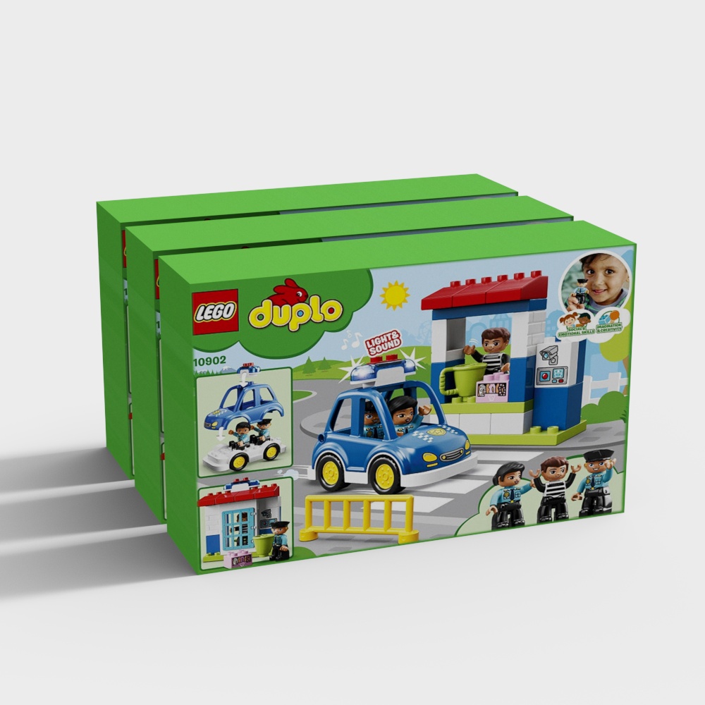 LEGO Duplo Police Station 3D model
