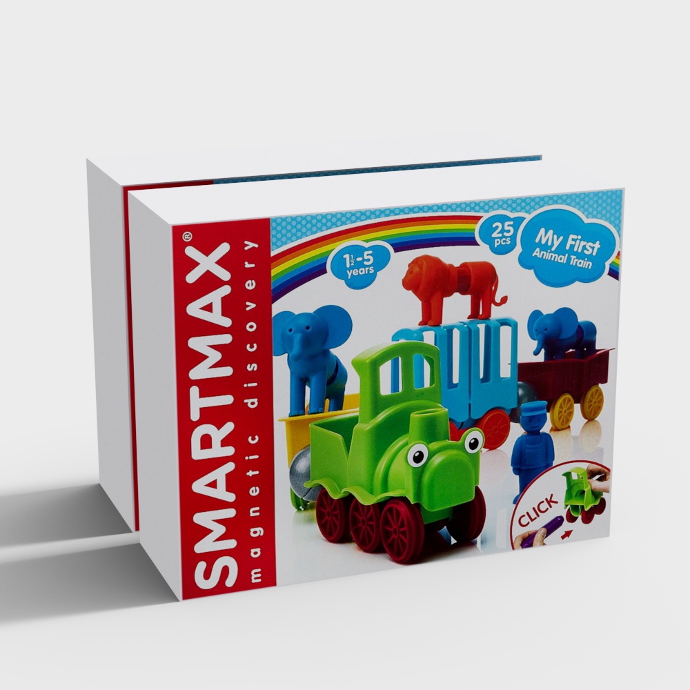 My First Animal Train 3D model