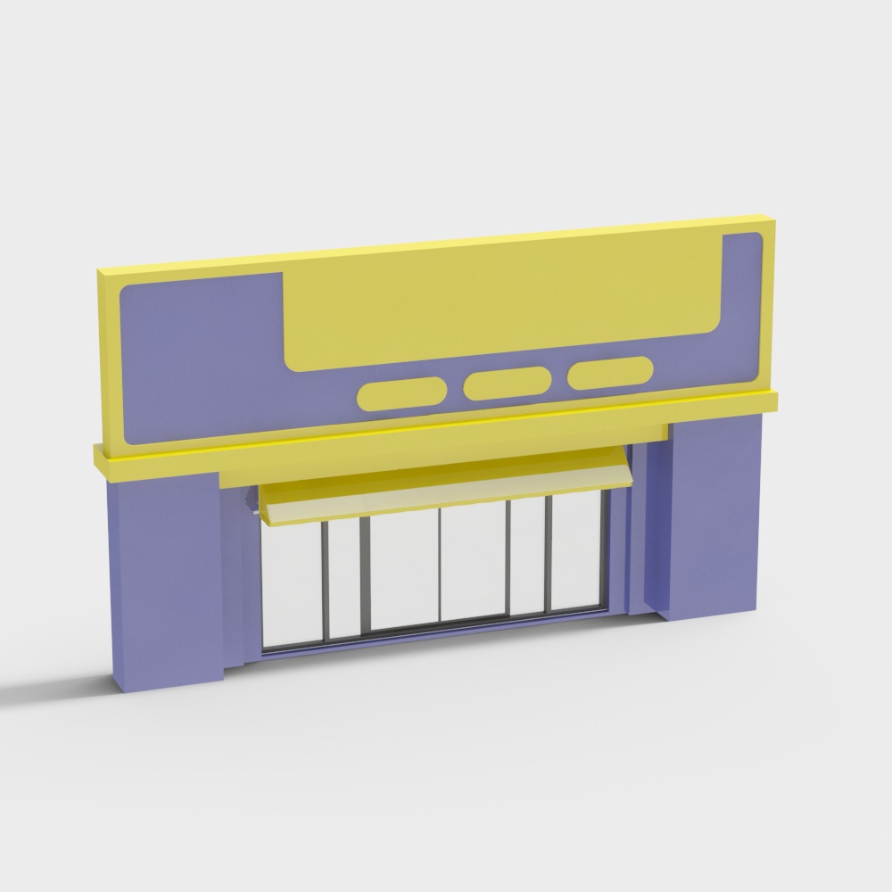 Vibrant Low-Poly 3D Piano Model