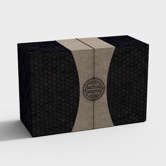 Oriental Gift Box 3D model