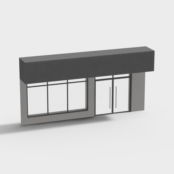 Stylish Urban Display 3D model for Modern Design