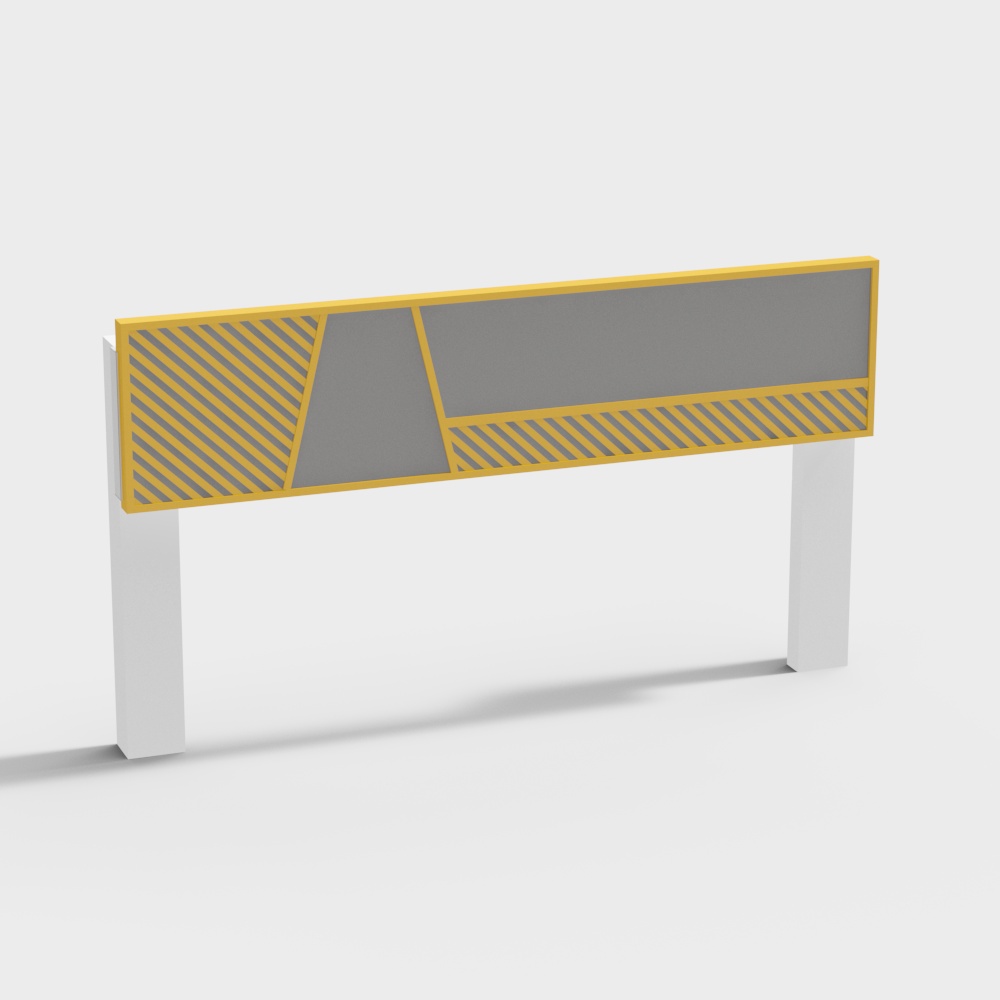 Urban Partition Screen 3D model