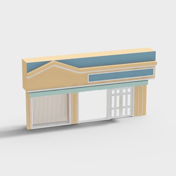 Charming Low-Poly 3D Model for Urban Design