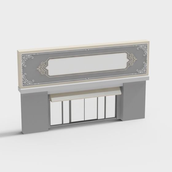 Vintage Window 3D model for Elegant Designs