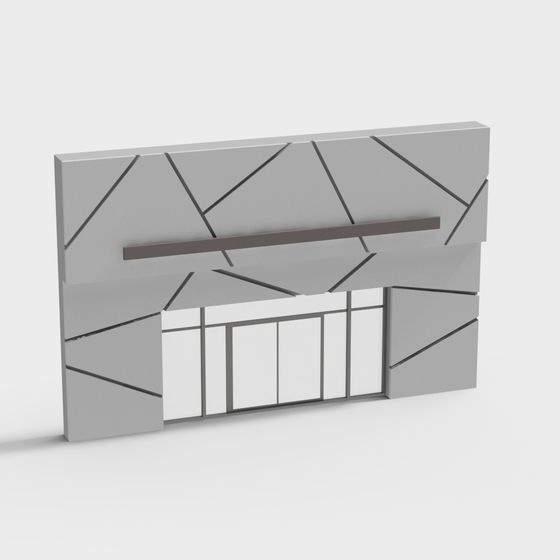 Unique Low-Polygon Geometric Design 3D model