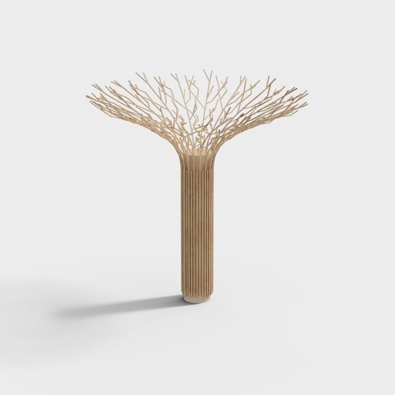 Natural Tree Low Poly 3D model