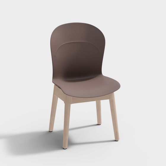 Stylish 3D Chair Model for Modern Interiors