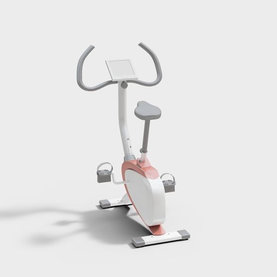 Indoor Fitness Bike 3D Model for Modern Spaces