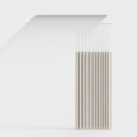 Luminous Screen 3D Model for Contemporary Spaces