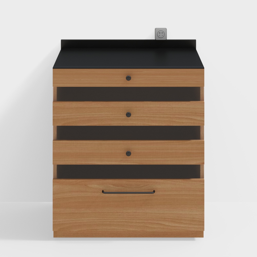 Urban City Side Cabinet 3D model